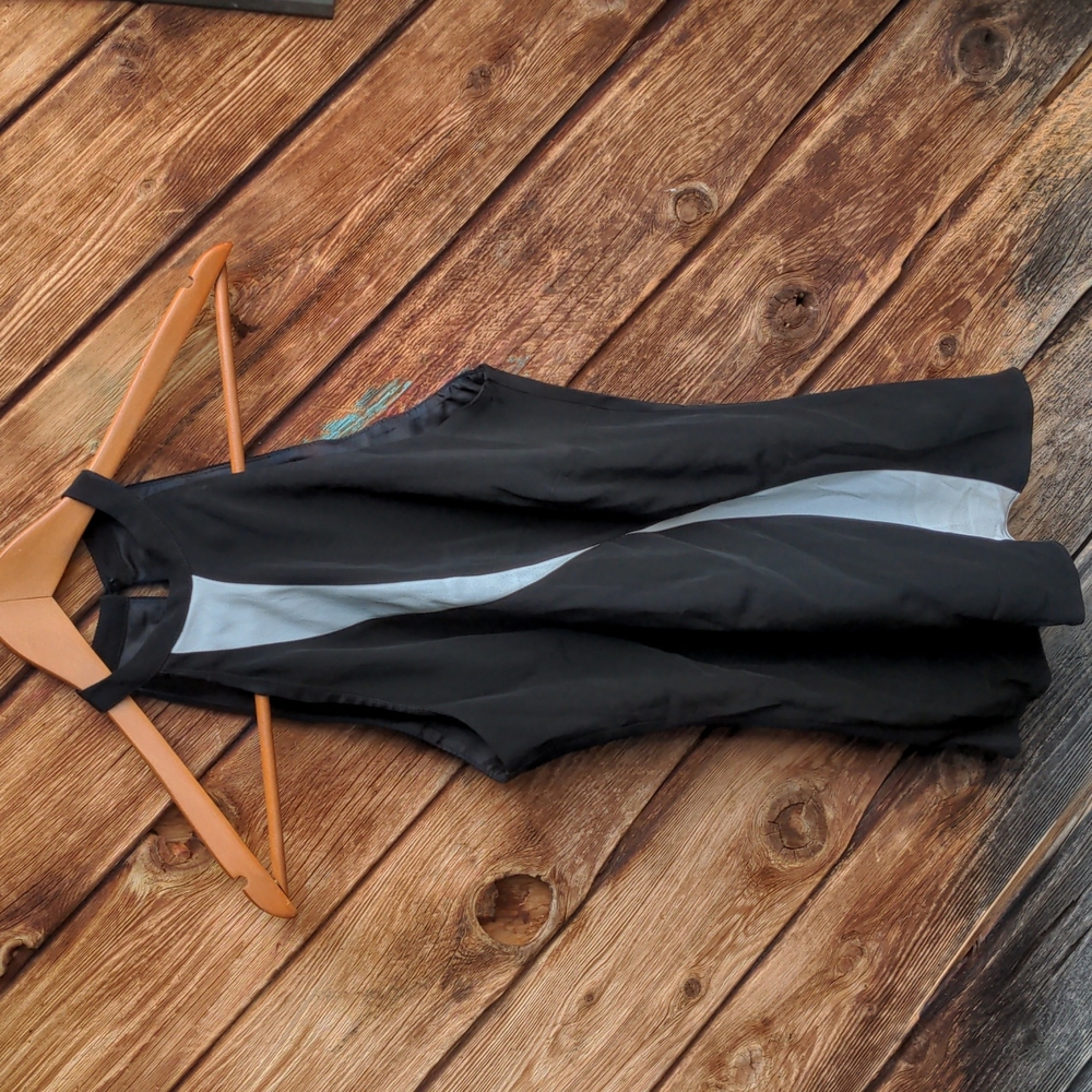 Principles Blouse black & white color-blocked top from Scotland Small